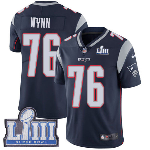 Nike Patriots #76 Isaiah Wynn Navy Blue Team Color Super Bowl LIII Bound Youth Stitched NFL Vapor Untouchable Limited Jersey Nike Patriots #76 Isaiah Wynn Navy Blue Team Color Super Bowl LIII Bound Youth Stitched NFL Vapor Untouchable Limited Jersey