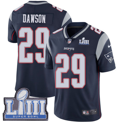 Nike Patriots #29 Duke Dawson Navy Blue Team Color Super Bowl LIII Bound Youth Stitched NFL Vapor Untouchable Limited Jersey Nike Patriots #29 Duke Dawson Navy Blue Team Color Super Bowl LIII Bound Youth Stitched NFL Vapor Untouchable Limited Jersey
