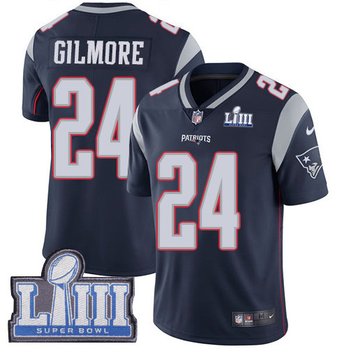Nike Patriots #24 Stephon Gilmore Navy Blue Team Color Super Bowl LIII Bound Youth NFL Vapor Untouchable Limited Jersey Nike Patriots #24 Stephon Gilmore Navy Blue Team Color Super Bowl LIII Bound Youth NFL Vapor Untouchable Limited Jersey