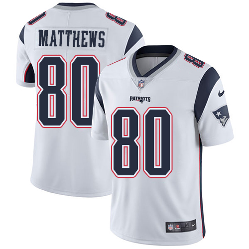 Nike Patriots #80 Jordan Matthews White Youth Stitched NFL Vapor Untouchable Limited Jersey Nike Patriots #80 Jordan Matthews White Youth Stitched NFL Vapor Untouchable Limited Jersey