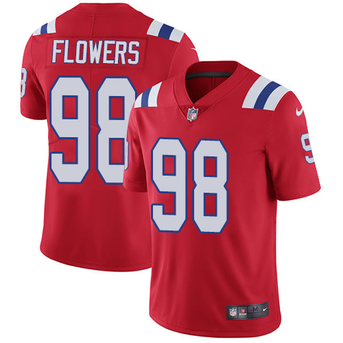 Nike Patriots #98 Trey Flowers Red Alternate Youth Stitched NFL Vapor Untouchable Limited Jersey Nike Patriots #98 Trey Flowers Red Alternate Youth Stitched NFL Vapor Untouchable Limited Jersey