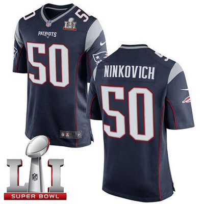 Nike Patriots #50 Rob Ninkovich Navy Blue Team Color Super Bowl LI 51 Youth Stitched NFL New Elite Jersey Nike Patriots #50 Rob Ninkovich Navy Blue Team Color Super Bowl LI 51 Youth Stitched NFL New Elite Jersey