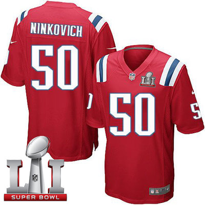 Nike Patriots #50 Rob Ninkovich Red Alternate Super Bowl LI 51 Youth Stitched NFL Elite Jersey Nike Patriots #50 Rob Ninkovich Red Alternate Super Bowl LI 51 Youth Stitched NFL Elite Jersey