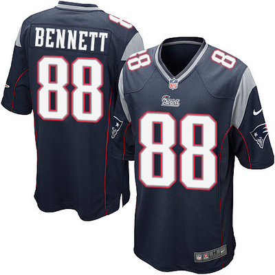 Nike Patriots #88 Martellus Bennett Navy Blue Team Color Youth Stitched NFL New Elite Jersey