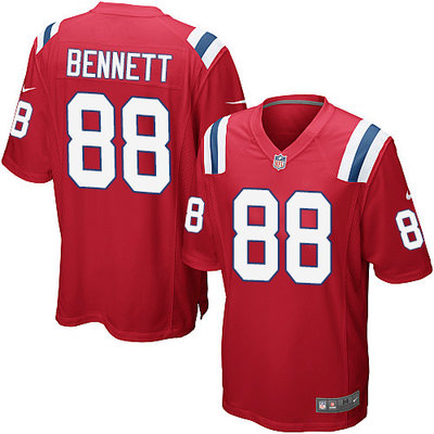 Nike Patriots #88 Martellus Bennett Red Alternate Youth Stitched NFL Elite Jersey