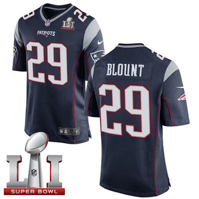 Nike Patriots #29 LeGarrette Blount Navy Blue Team Color Super Bowl LI 51 Youth Stitched NFL New Elite Jersey Nike Patriots #29 LeGarrette Blount Navy Blue Team Color Super Bowl LI 51 Youth Stitched NFL New Elite Jersey
