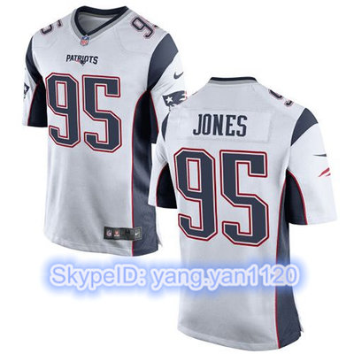 Nike Patriots #95 Chandler Jones White Youth Stitched NFL New Elite Jersey