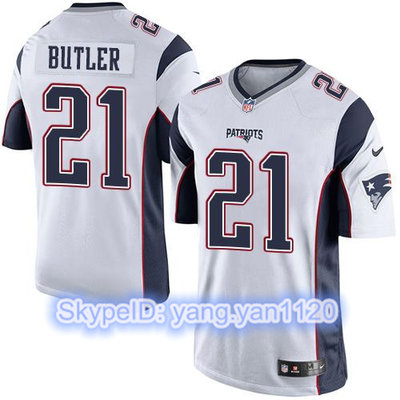 Nike Patriots #21 Malcolm Butler White Youth Stitched NFL New Elite Jersey