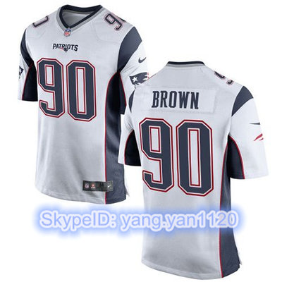 Nike Patriots #90 Malcom Brown White Youth Stitched NFL New Elite Jersey