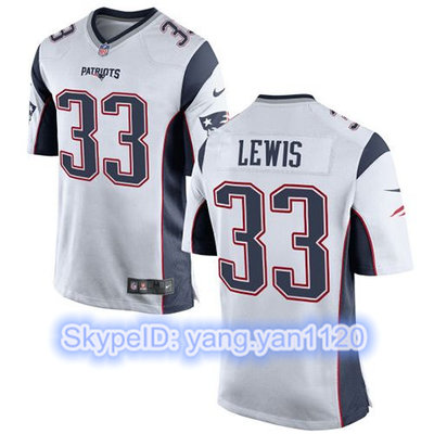 Nike Patriots #33 Dion Lewis White Youth Stitched NFL New Elite Jersey
