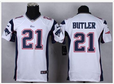 Youth NEW Patriots #21 Malcolm Butler White Stitched NFL Elite Jersey Youth NEW Patriots #21 Malcolm Butler White Stitched NFL Elite Jersey