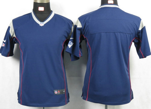 Youth NEW New England Patriots Blank Blue Portrait Fashion Game Jerseys Youth NEW New England Patriots Blank Blue Portrait Fashion Game Jerseys