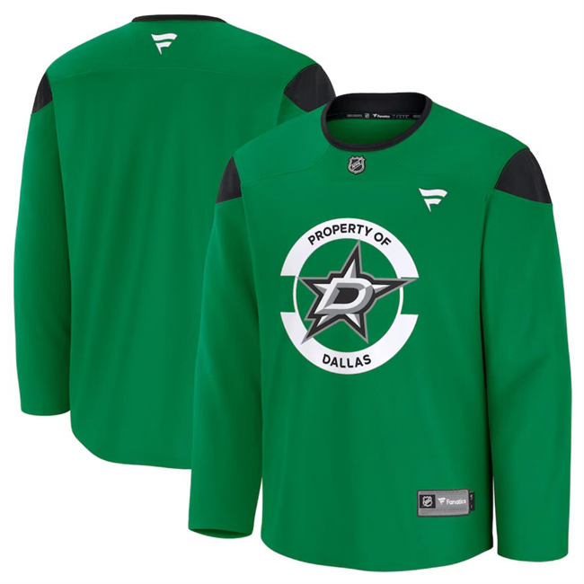 Men's Dallas Stars Green 2024-25 Team Practice Stitched Hockey Jersey Men's Dallas Stars Green 2024-25 Team Practice Stitched Hockey Jersey