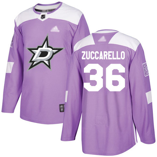 Stars #36 Mats Zuccarello Purple Authentic Fights Cancer Stitched Hockey Jersey Stars #36 Mats Zuccarello Purple Authentic Fights Cancer Stitched Hockey Jersey