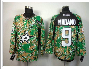 Dallas Stars #9 Mike Modano Camo Veterans Day Practice Stitched NHL Jersey Dallas Stars #9 Mike Modano Camo Veterans Day Practice Stitched NHL Jersey