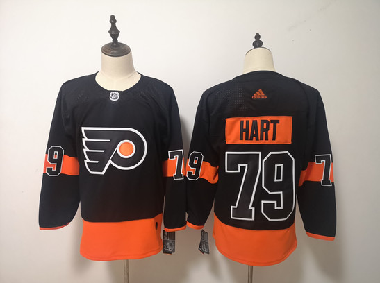 Flyers 79 Carter Hart Black Adidas Jersey Flyers 79 Carter Hart Black Adidas Jersey