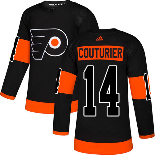 Adidas Flyers #14 Sean Couturier Black Alternate Authentic Stitched NHL Jersey Adidas Flyers #14 Sean Couturier Black Alternate Authentic Stitched NHL Jersey