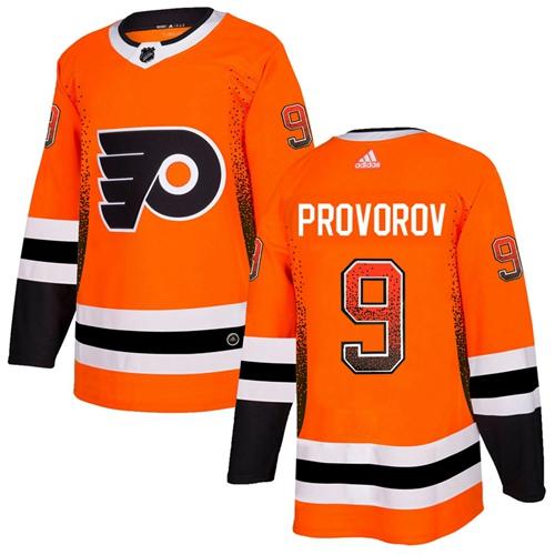 Adidas Flyers #9 Ivan Provorov Orange Home Authentic Drift Fashion Stitched NHL Jersey Adidas Flyers #9 Ivan Provorov Orange Home Authentic Drift Fashion Stitched NHL Jersey