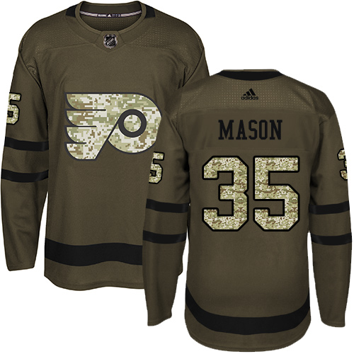 Adidas Flyers #35 Steve Mason Green Salute to Service Stitched NHL Jersey Adidas Flyers #35 Steve Mason Green Salute to Service Stitched NHL Jersey