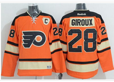 Philadelphia Flyers #28 Claude Giroux Orange Alternate Stitched NHL Jersey Philadelphia Flyers #28 Claude Giroux Orange Alternate Stitched NHL Jersey
