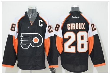 Philadelphia Flyers #28 Claude Giroux Black Stitched NHL Jersey