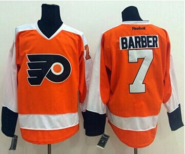 Philadelphia Flyers #7 Bill Barber Orange Stitched NHL Jersey Philadelphia Flyers #7 Bill Barber Orange Stitched NHL Jersey