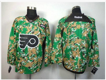 Philadelphia Flyers Blank Camo Veterans Day Practice NHL Jersey Philadelphia Flyers Blank Camo Veterans Day Practice NHL Jersey