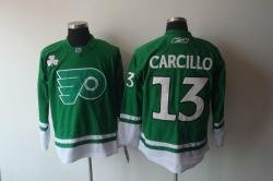 Philadelphia Flyers #13 CARCILLO Green jerseys Philadelphia Flyers #13 CARCILLO Green jerseys