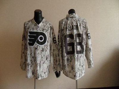 Philadelphia Flyers 68 JAGR Camouflage Jersey Philadelphia Flyers 68 JAGR Camouflage Jersey