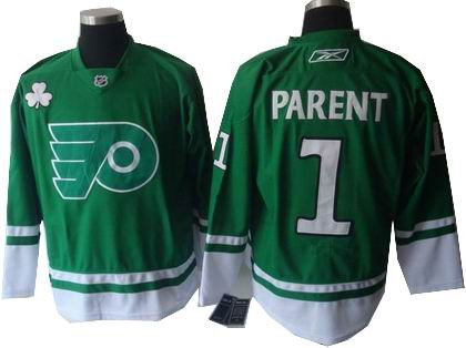 Philadelphia Flyers 1 BERNIE PARENT jerseys green Philadelphia Flyers 1 BERNIE PARENT jerseys green