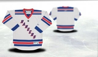 New York Rangers Youth white Jersey (Blank or Customized) New York Rangers Youth white Jersey (Blank or Customized)