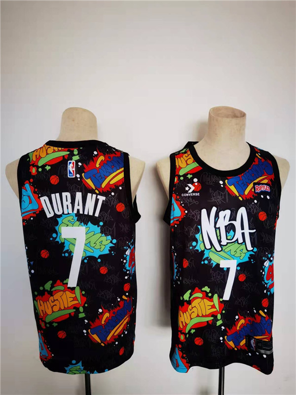 Men's Brooklyn Nets #7 Kevin Durant 2021 Black Stitched Basketball Jersey Men's Brooklyn Nets #7 Kevin Durant 2021 Black Stitched Basketball Jersey