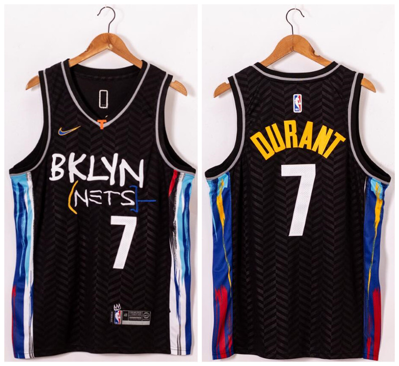 Nets 7 Kevin Durant Black 2021 Nike Swingman Jersey Nets 7 Kevin Durant Black 2021 Nike Swingman Jersey