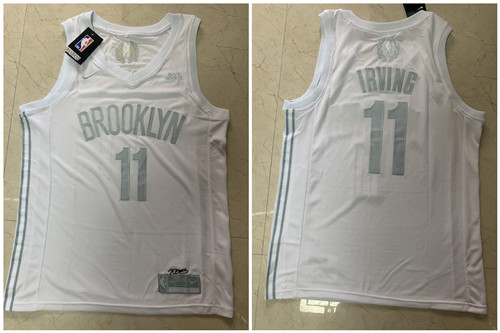 Nets 11 Kyrie Irving White Nike Swingman MVP Jersey Nets 11 Kyrie Irving White Nike Swingman MVP Jersey