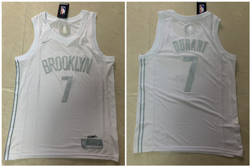 Nets 7 Kevin Durant White Nike Swingman MVP Jersey Nets 7 Kevin Durant White Nike Swingman MVP Jersey