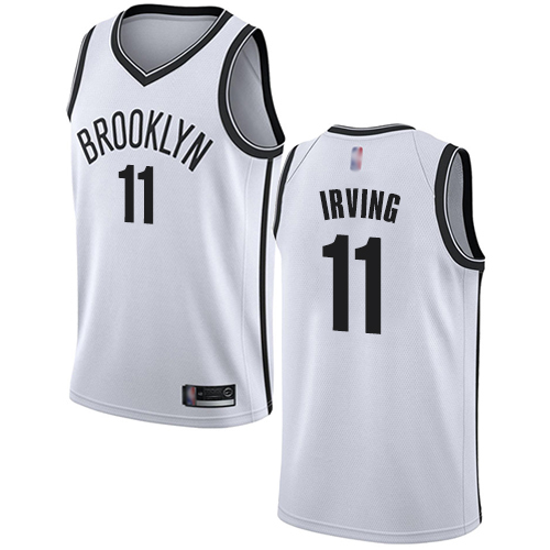 Nets #11 Kyrie Irving White Basketball Swingman Association Edition Jersey Nets #11 Kyrie Irving White Basketball Swingman Association Edition Jersey