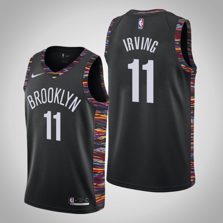 Nets 11 Kyrie Irving Black City Edition Nike Swingman Jersey Nets 11 Kyrie Irving Black City Edition Nike Swingman Jersey