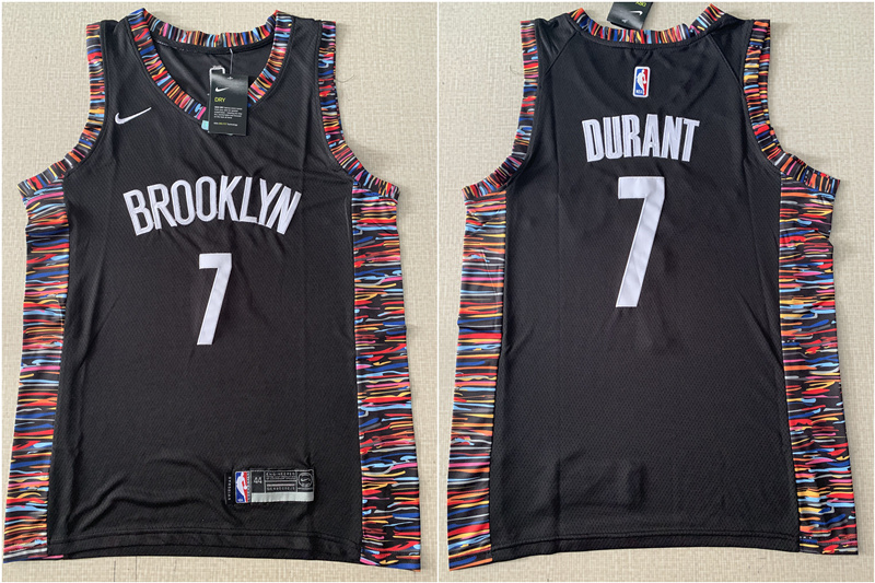 Nets 7 Kevin Durant Black City Edition Nike Swingman Jersey Nets 7 Kevin Durant Black City Edition Nike Swingman Jersey