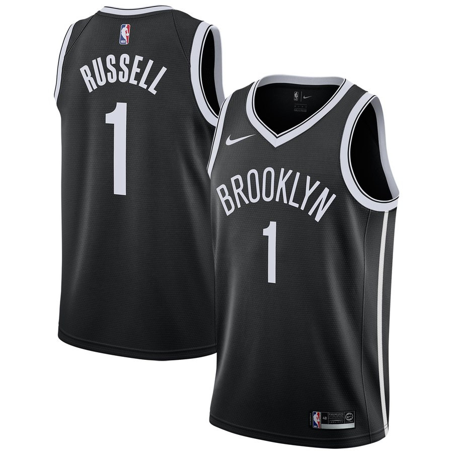 Nets 1 D'Angelo Russell Black Nike Swingman Jersey Nets 1 D'Angelo Russell Black Nike Swingman Jersey