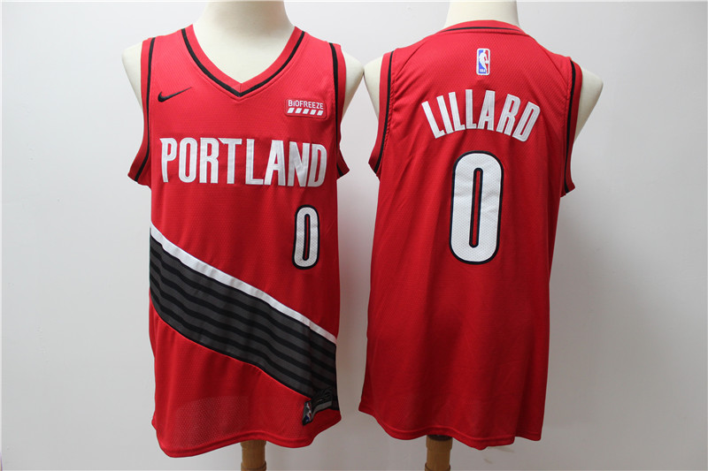 Blazers 0 Damian Lillard Red City Edition Nike Swingman Jersey Blazers 0 Damian Lillard Red City Edition Nike Swingman Jersey