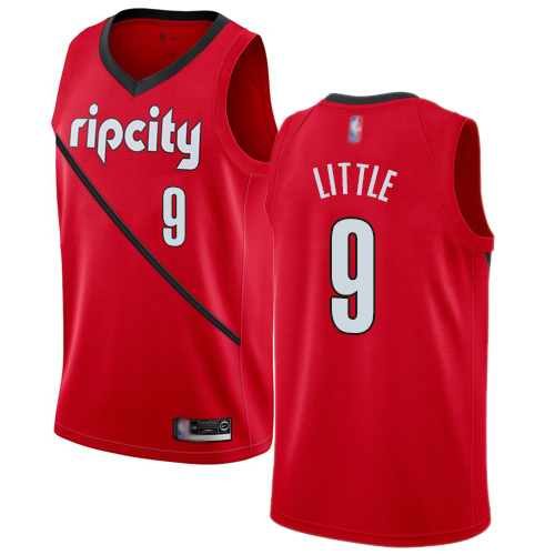 Blazers #9 Nassir Little Red Basketball Swingman Earned Edition Jersey Blazers #9 Nassir Little Red Basketball Swingman Earned Edition Jersey