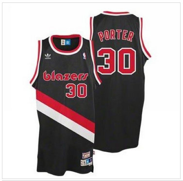 Portland Trail Blazers #30 Terry Porter Black Throwback Stitched NBA Jersey Portland Trail Blazers #30 Terry Porter Black Throwback Stitched NBA Jersey