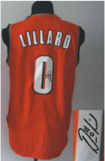 Portland Trail Blazers Revolution 30 Autographed #0 Damian Lillard Yellow Stitched NBA Jersey Portland Trail Blazers Revolution 30 Autographed #0 Damian Lillard Yellow Stitched NBA Jersey