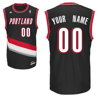 adidas Portland Trail Blazers Custom Replica Road Jersey adidas Portland Trail Blazers Custom Replica Road Jersey