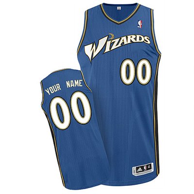 Wizards Personalized Authentic Blue Jersey (S-5XL) Wizards Personalized Authentic Blue Jersey (S-5XL)