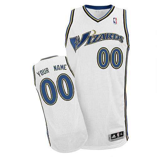 Wizards Personalized Authentic White Jersey (S-5XL) Wizards Personalized Authentic White Jersey (S-5XL)
