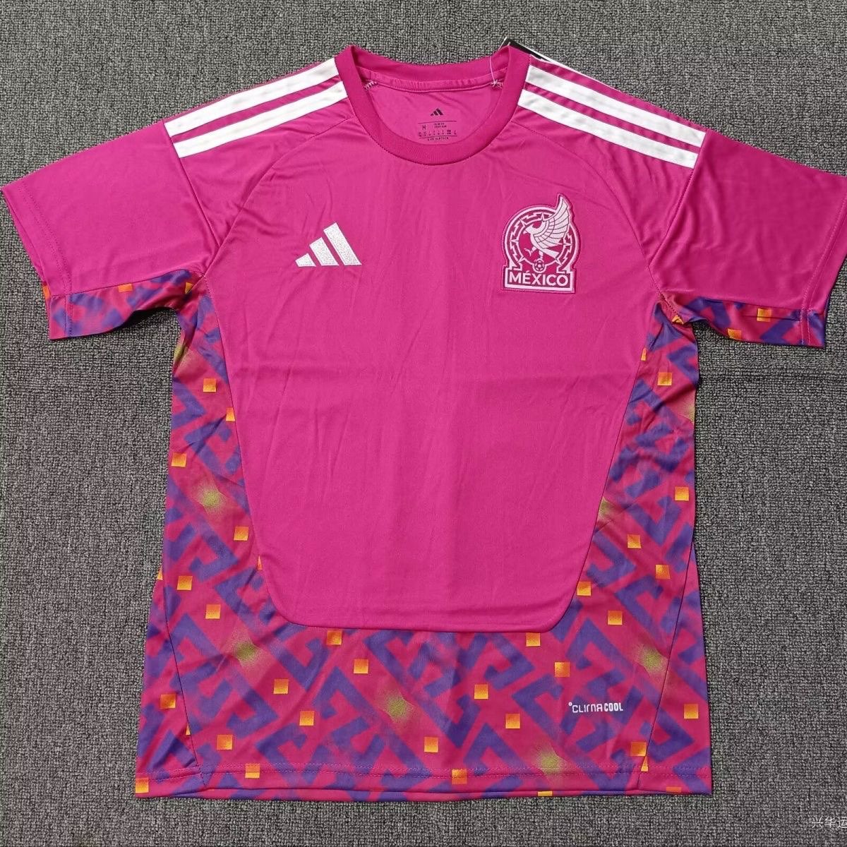 26 Mexico Pink Jersey can print any name and number