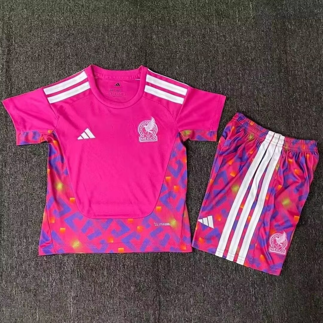 26 Mexico Pink Jersey Short sleeve Set