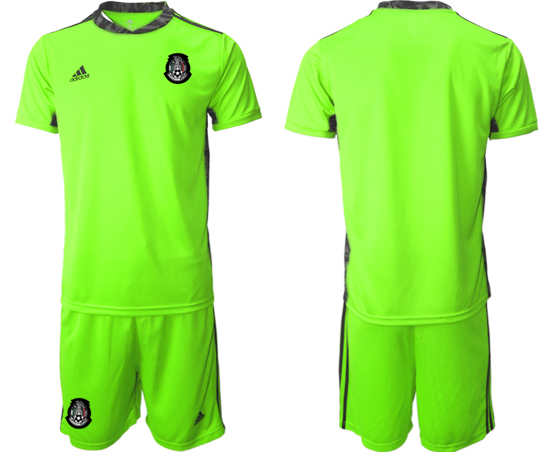Men's Mexico fluorescent green goalkeeper Jersey