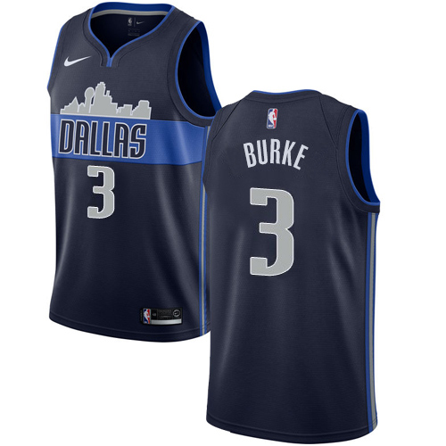 Nike Mavericks #3 Trey Burke Navy NBA Swingman Statement Edition Jersey Nike Mavericks #3 Trey Burke Navy NBA Swingman Statement Edition Jersey